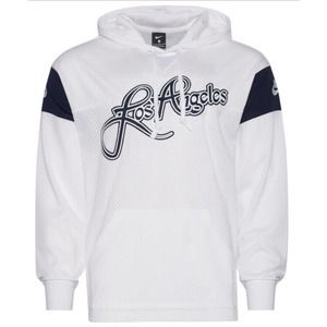 Nike Men’s Football Hoodie Los Angeles City Pride White Navy Small S BQ1655-100